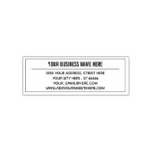 Ihre Name Website Info Adresse Briefmarke Permastempel (Design)