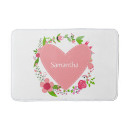 Ihre Namen in den Matten eines Herzbades