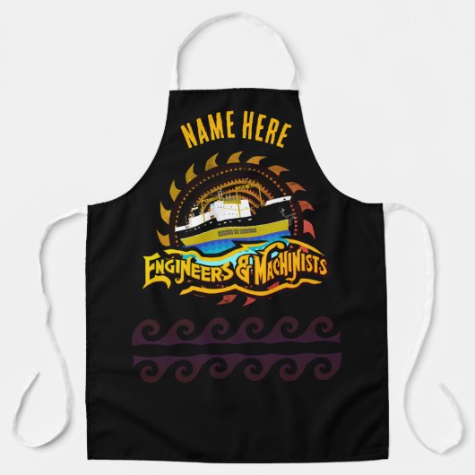 IHRE NAMEN Ingenieur und Maschinenbauer Crew Schürze (Vorderseite)