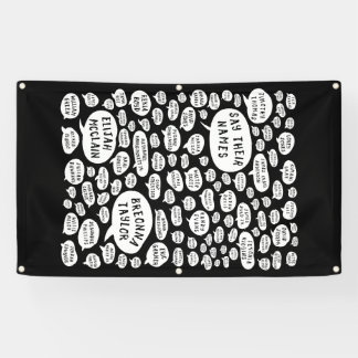 ihre Namen nennen Banner