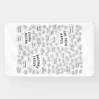 ihre Namen nennen Banner