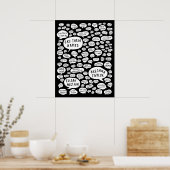 ihre Namen nennen Poster (Küche)