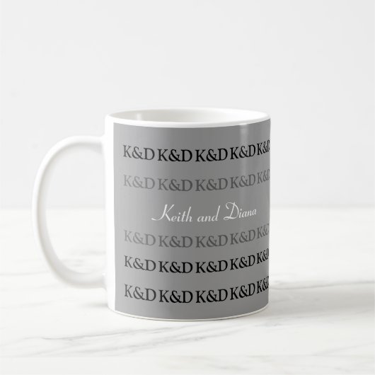 ihre Namen personalisiert Tasse (Links)