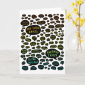 ihre Namen Regenbogen Karte (Gelbe Blume)