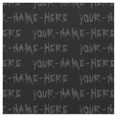 Ihre Namensgewebe-personalisierten Namensgewebe Stoff (Nahaufnahme)