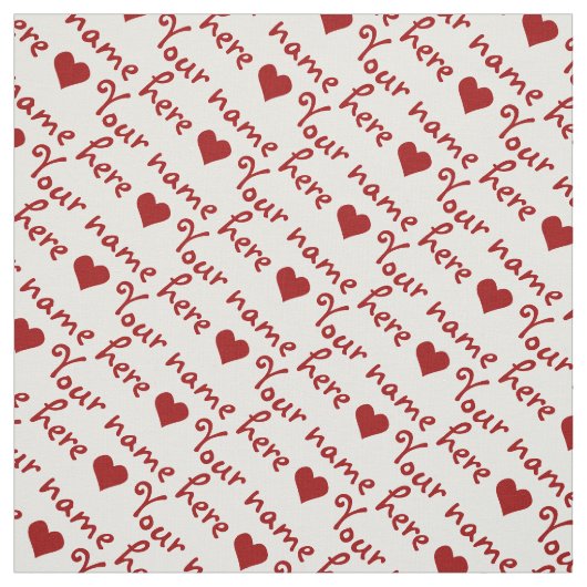 Ihre Namensgewebe-personalisierten Namensgewebe Stoff (Muster)