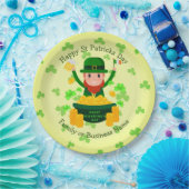 Ihre Namensmeldung St Patricks Day Leprechaun Gold Pappteller (Party)