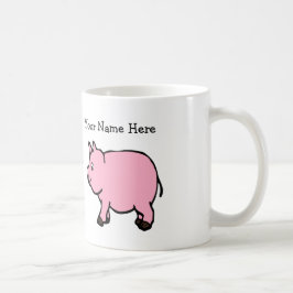 Ihre NamensPernsonlize rosa Kaffeetasse