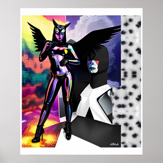 Ihre neue Memphis-Design-Party Poster (Vorne)