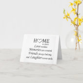 **IHRE NEUE ZUHAUSE** ZEIT, UM SICHER ZU FEIERN! KARTE (Gelbe Blume)