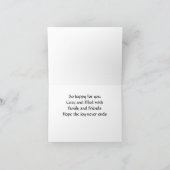 **IHRE NEUE ZUHAUSE** ZEIT, UM SICHER ZU FEIERN! KARTE (Innenseite)