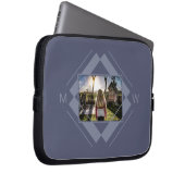 Ihre Notebook-Ärmel für Foto und Monogramm Laptopschutzhülle (Vorne Rechts)