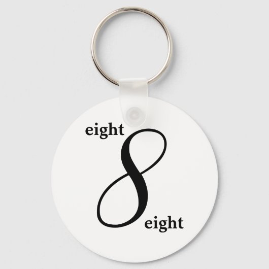 Ihre Nummer Schlüsselanhänger (Vorderseite)