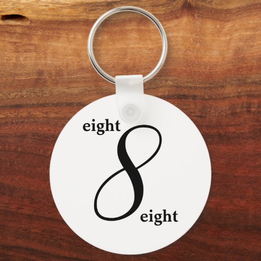 Ihre Nummer Schlüsselanhänger (Vorderseite)