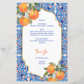 Ihre orange blaue Hauptkarte Squeeze (Rückseite)