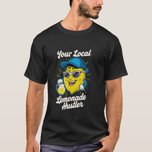 Ihre örtliche Lemonade Hustler Funny Kids Lemonade T-Shirt (Vorderseite)