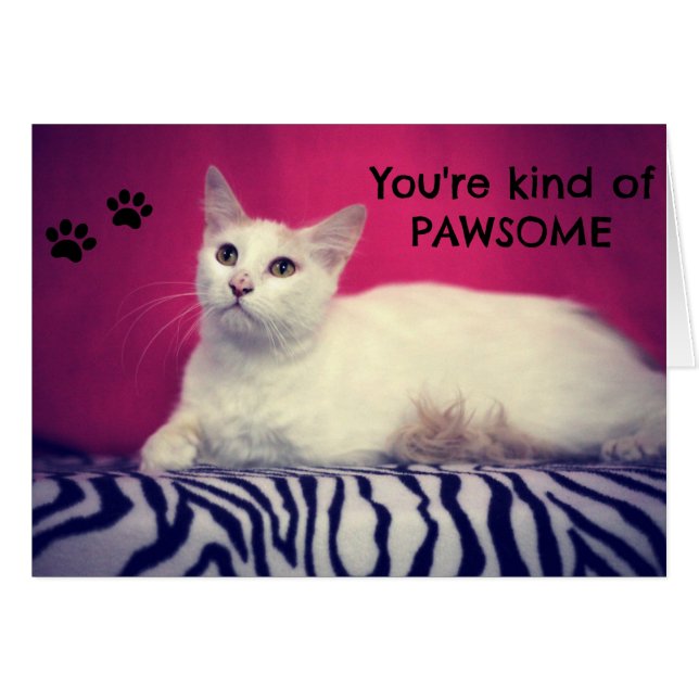 Ihre Pawsome Liebe-Karte (Vorderseite (Horizontal))