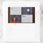 Ihre perfekten hellen Geschenkaufkleber Rechteckiger Aufkleber (Tasche)