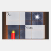 Ihre perfekten hellen Geschenkaufkleber Rechteckiger Aufkleber (Vorderseite)