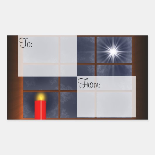 Ihre perfekten hellen Geschenkaufkleber Rechteckiger Aufkleber (Vorderseite)