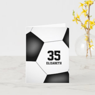 Ihre persönliche Nachricht einfache Fußball-Sportg Karte