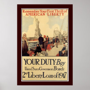 "Ihre Pflicht" - 2. Freiheitsanleihe Poster