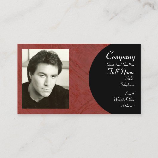 Ihre Picture Business Card hinzufügen Visitenkarte (Vorderseite)