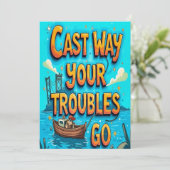 Ihre Probleme abschaffen Einladung (Stehend Vorderseite)