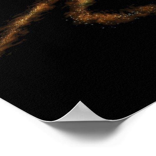 Ihre Probleme sind hier Milchstraßengalaxie Poster (Ecke)