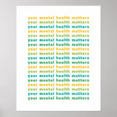 Ihre psychische Gesundheit ist wichtig Poster (Vorne)