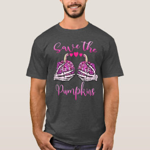 Ihre Pumpkins Brustkrebs-Bewusstseinszeit gerettet T-Shirt