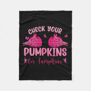 Ihre Pumpkins für Lumpkins SkeletthandHalloween Fleecedecke
