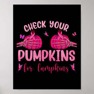 Ihre Pumpkins für Lumpkins SkeletthandHalloween Poster