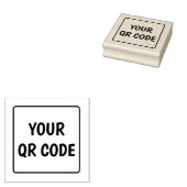 Ihre QR-Code-Briefmarke Gummistempel (Stempel)