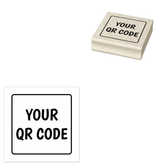 Ihre QR-Code-Briefmarke Gummistempel (Stempel)