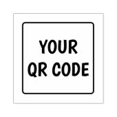 Ihre QR-Code-Briefmarke Gummistempel (Prägung)