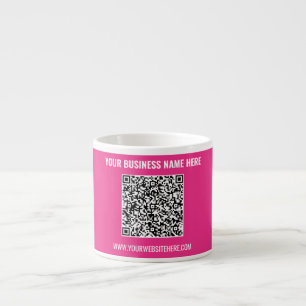 Ihre QR-Code-Business-Tasse - Benutzerdefinierter  Espressotasse