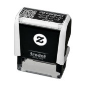 Ihre QR-Code-Info-Adresse Personalisierte Briefmar Permastempel (Produkt)