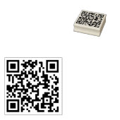 Ihre QR Code Plus Business Details Rubber Briefmar Gummistempel (Stempel)