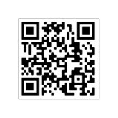 Ihre QR Code Plus Business Details Rubber Briefmar Gummistempel (Prägung)
