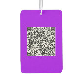 Ihre QR-Code-Prüfung Info Personalisiert Air Fresh Autolufterfrischer (Rückseite)