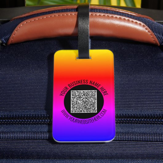 Ihre QR-Code-Prüfung und Ihr benutzerdefinierter T Gepäckanhänger (Rückseite Insitu 4)