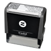 Ihre QR-Code-Scan-Info-Adresse Selbstfarbige Brief Permastempel (Produkt)