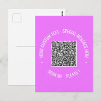 Ihre QR-Code-Scan-Info Benutzerdefinierte Text-Gru