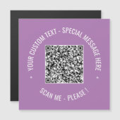 Ihre QR Code Scan Info Benutzerdefinierte Text-Mag Magnetkarte (Vorne/Hinten)