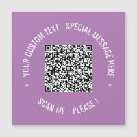 Ihre QR Code Scan Info Benutzerdefinierte Text-Mag