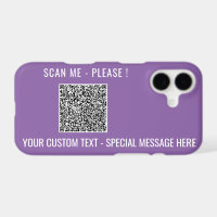 Ihre QR Code Scan Info Benutzerdefinierter Text iP