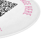 Ihre QR-Code-Scan-Info Benutzerdefiniertes Textver Schneidebrett (Ecke)
