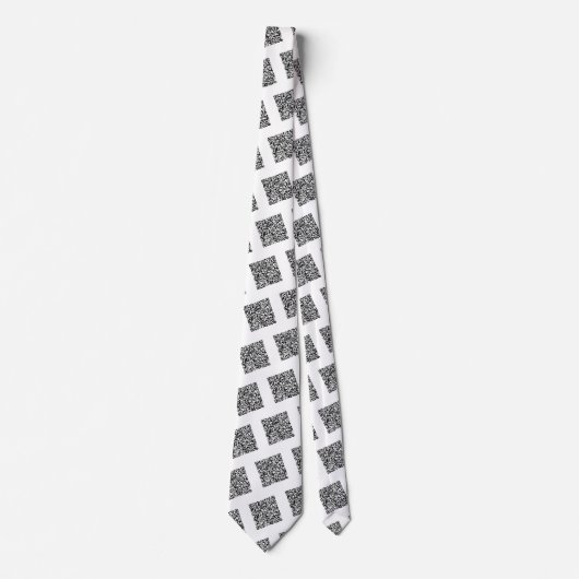 Ihre QR Code Scan-Info Farben auswählen Krawatte (Vorderseite)