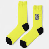 Ihre QR-Code-Scan-Info Gelbe Socken Benutzerdefini (Linkes Detail)